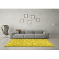 thumbnail image 3 of Ahgly Company Indoor Rectangle Abstract Yellow Contemporary Area Rugs, 5' x 7', 3 of 4
