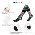 thumbnail image 5 of Picia Snake Holding A Lotus Printed Sports Compression Socks - 15-20mmHg Graduated Compression, High-Performance Soft and Breathable Socks for Men and Women, 5 of 5