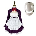 thumbnail image 1 of Disfraz de Cosplay de Anime para mujer, máscara de invasión de tiro alto, Tenkuu Shinpan, vestido de sirvienta Lolita, trajes de Halloween, 1 of 4