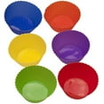 thumbnail image 3 of Curious Chef 16-Piece Cupcake & Decorating Kit for Kids, Dishwasher Safe & BPA-Free Plastic, Real Tools - Non-stick Tin, Liners, Silicone Mixing Spoon, Frosting Spreader, Decorator Tube & More, 3 of 5