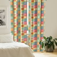 thumbnail image 2 of Ambesonne Modern Curtains, Fashion Kiss Love Design, Pair of 28"x63", Multicolor, 2 of 5