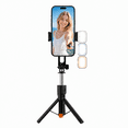 thumbnail image 7 of 36Inch Extendable Phone Selfie Stick with Wireless Remote, Tripod Stand and Fill Light, Portable, for Photograph, Live Streaming, Video Recording, Compatible with iPhone Samsung Android,Black, 7 of 7