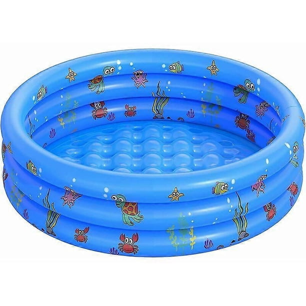 PVC Foldable Round Small Children's Pool Padding Inflatable Pool for Family Shower Portable Bathtub