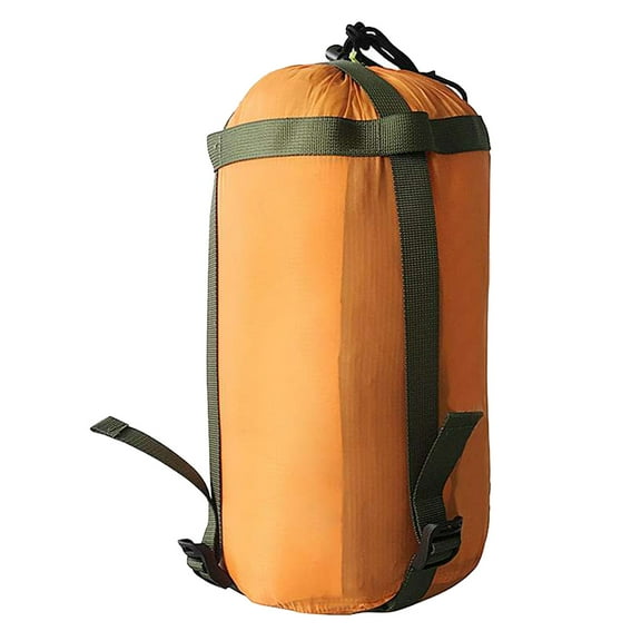 Paquete de dormir Material de compresión almacenamiento Bolsa naranja SM SunniMix Paquete de almacenamiento de saco de dormir