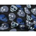 thumbnail image 4 of oneOone Rayon Black Fabric Skull Craft Project Decor Fabric Printed By The Yards 56 Inches Wide, 4 of 5