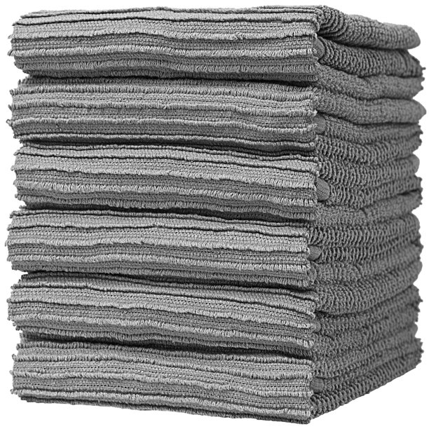 6 Premium Kitchen Towels (16”x 26”, 6 Pack) Large Cotton Kitchen Hand