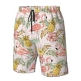 thumbnail image 5 of Naloa Tropical Flamingo Pineapple Men's Beach Shorts, Surfing shorts, Swim trunks, Quick Dry Swim Trunks for Surfing Beach Fun - X-Large, 5 of 9