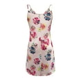 thumbnail image 5 of NECHOLOGY Womens Dresses plus Size Dress for Women Womens Boho Floral V Neck Midi Dress Sleeveless Summer Easter Dresses for Women Pink Large, 5 of 5