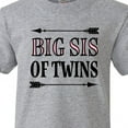 thumbnail image 4 of Inktastic Big Sis of Twins Sister Announcement Youth T-Shirt, 4 of 5