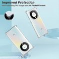 thumbnail image 4 of Funda para Honor Magic 5 Lite, transparente, con esquinas reforzadas, ajuste delgado, a prueba de golpes, flexible, de TPU., 4 of 5