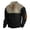 A-Black228, variant on XAOWF Men'S Casual Sweatshirt Stand Collar Color Block Front Button Long Sleeve Loose Fit Rib Stylish Pullover Workout 2025 Autumn Versatile Trendy Tops