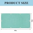 thumbnail image 3 of Turquoise Burlap Texture Fluorescent Light Covers, Farmhouse Vintage Aqua Magnetic Light Covers for Ceiling Lights, Fluorescent Ceiling Shade Filters for Classroom Bedroom Office 4x2Ft x 3PCS, 3 of 8