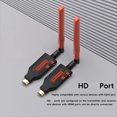 thumbnail image 4 of 150M Transmisor Inalámbrico Compatible con Receptor Pantalla Dongle Adaptador Extensor Inalámbrico para PC Portátil TV Proyector, 4 of 8