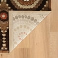 thumbnail image 2 of Riverbay Furniture Sierra 5'x8' Flat Chenille Swirl Design Area Rug in Brown, 2 of 3