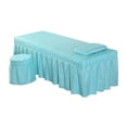 thumbnail image 1 of Sábana de masaje de belleza Billuyoard con funda de almohada y funda para taburete Azul, 1 of 1