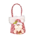 thumbnail image 1 of Yuarrent Bolsa de mano extendida de tela para regalo festivo de Navidad, más práctica para colgar a mano, única Kits de decoración para fiestas el viejo, 1 of 6