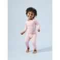 thumbnail image 3 of Little Star Organic Baby & Toddler Girl 4 Pc Long Sleeve & Long Pant Pajamas, Size 9 Months - 5T, 3 of 17