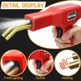 thumbnail image 4 of Plastic Welding Machine Car Bumper Repair Kit,hot Stapler kit,6Types 1050 Staples,Hot Staple Gun Plastic Welder&Flat/Outside Corner/Inside, 4 of 8