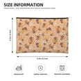thumbnail image 3 of Cauagu Hippie Ditsy Floral for Tyvek Makeup Bag,Reusable Travel Cosmetic Bag Women Organizer Toiletry Bag Birthday,Gifts for Women Girlfriend Mom Teacher 6.5’’*8.9’’, 3 of 7