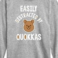 thumbnail image 3 of Instant Message - Easily Distracted By Quokkas - Toddler & Youth Long Sleeve Graphic T-Shirt, 3 of 6