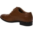 thumbnail image 4 of Boys' Deer Stags Alver Classic Cap Toe Oxford Dark Tan Synthetic 1 M, 4 of 5