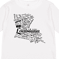 thumbnail image 4 of Inktastic Louisiana Word Salad Boys or Girls Long Sleeve Toddler T-Shirt, 4 of 5