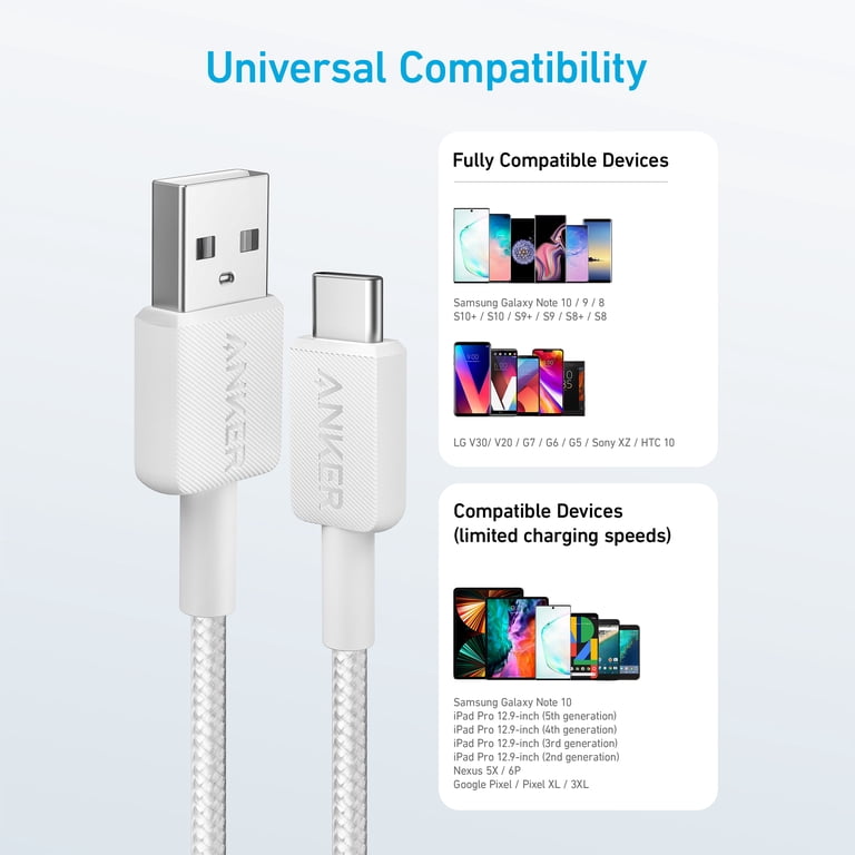 Anker Braided USB-A to USB-C Cable, 10ft photo 5