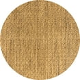 thumbnail image 1 of Ahgly Company Indoor Round Abstract Brown Modern Area Rugs, 6' Round, 1 of 4