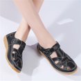 thumbnail image 3 of Women's hook and loop fastener casual shoes Soft sole beach shoes with foot arch pad, 3 of 13