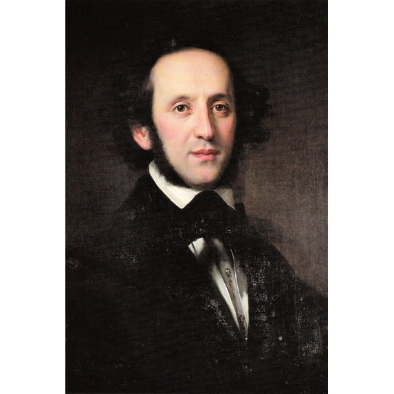 24x36 gallery poster, Felix Mendelssohn 1846