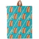 thumbnail image 1 of Manta de delfín, regalo para mujeres amantes, suave, cálida, ligera, acogedora, de felpa azul, con diseño de animales marinos, para dormitorio, sala de estar, sofá, decoración del hogar, 50 x 40, 1 of 8