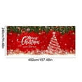 thumbnail image 3 of BAOPAI Large Red Nylon Christmas Garage Door Cover Decorations for Indoor Outdoor Holiday Parties with Festive Atmosphere and Easy Installation, 3 of 6