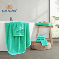 thumbnail image 4 of Casa Platino Juego de 8 Toallas de Baño 100% Algodón Hilado en Anillos con 2 Toallas de Baño, 2 Toallas de Mano y 4 Paños, Ultrasuaves, de Secado Rápido, Ideales para Spa, Hotel y Uso Diario - Cielo Aguamarina, 4 of 8