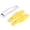 Yellow Silver, variant on NFTIGB 3pcs Premium Remote Key Fob Cover Trim Protective Case Replacement Fit for Porsche Macan Cayenne Panamera 911 Yellow Silver
