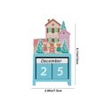 thumbnail image 3 of Calendario Navideño de Cuenta Regresiva de Madera onlyliua Adorno de Decoración de Escritorio, 3 of 6