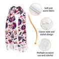 thumbnail image 3 of Shawl Wraps for Women - Skull lips record Guitar Oversized Fall Winter Fashion Blanket Scarf for Women, 3 of 6