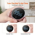 thumbnail image 4 of KFFKFF Digital Timer for Kitchen, Magnetic Up/Down Timer with 3-inch Bright LED Screen, 3 Sound Levels & 2 Illumination Settings, Ideal Digital Visual Timer for Cooking, Classroom, Study, Fitness, 4 of 9