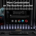 thumbnail image 5 of Keychron V6 Ultra 8K Full Size Wireless Mechanical Keyboard, 8000Hz, Hot-Swappable Red Switch, RGB Backlight, PBT Keycaps, 2.4GHz/Bluetooth/Wired, QMK/VIA, for Windows macOS Linux– Black, 5 of 9