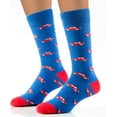 thumbnail image 3 of Men's Fashion Combed Cotton Funky Dress Socks, 3 of 7
