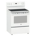 thumbnail image 4 of Cuisinière Électrique Autoportante à Dessus Lisse 30 Po Blanc GE - JCBS630DKWW, 4 of 8