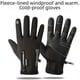 thumbnail image 3 of Guantes de terciopelo para exteriores para hombre, cálidos, impermeables, resistentes al viento, para ciclismo, deportes, pantalla táctil, para conducción de motocicletas y mujeres, antideslizantes, 3 of 6