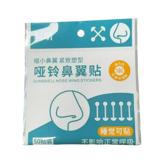 BeautyBliss Nose Shaper Sticker Invisible & Comfortable Lift Patch for Sagging, Flat Noses - Self-Adhesive, Skin Tone, 10-Count