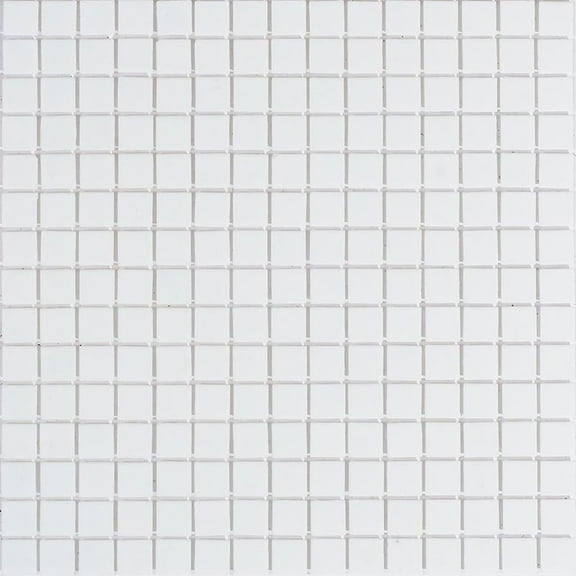 Dune 12 in. x 12 in. Glossy Off-White Glass Mosaic Wall and Floor Tile (20 sq. ft./case) (20-pack)