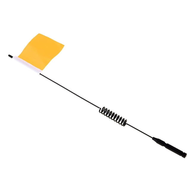 Decoración de antena de 29 bandera Zulema para camiones Amarillo