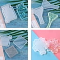 thumbnail image 5 of 34Pcs Resin Shaker molds Jewelry Set with Epoxy Silicone molds Star Hourglass Flower Wine Glass & & Latex Finger Cots for DIY Charms Pendant Jewelry Craft Resin Making DIY, 5 of 7