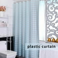 thumbnail image 2 of Dot PEVA Fabric Shower Curtain Water and Mildew Resistant Bath Curtain, 2 of 5