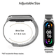 thumbnail image 2 of Correa De Acero Inoxidable Unisex S / M / L 226 mm / 22.6 cm / 8.9 in Para Smart Watch Xiaomi Compatible Con Mi Band 6 / 5 / 4 / 3 En Distintoss Colores Flexible / Ajustable / Confort / Resistente., 2 of 5