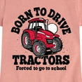 thumbnail image 3 of Instant Message - Born To Drive Tractors School - Toddler & Youth Girls Short Sleeve Graphic T-Shirt, 3 of 7