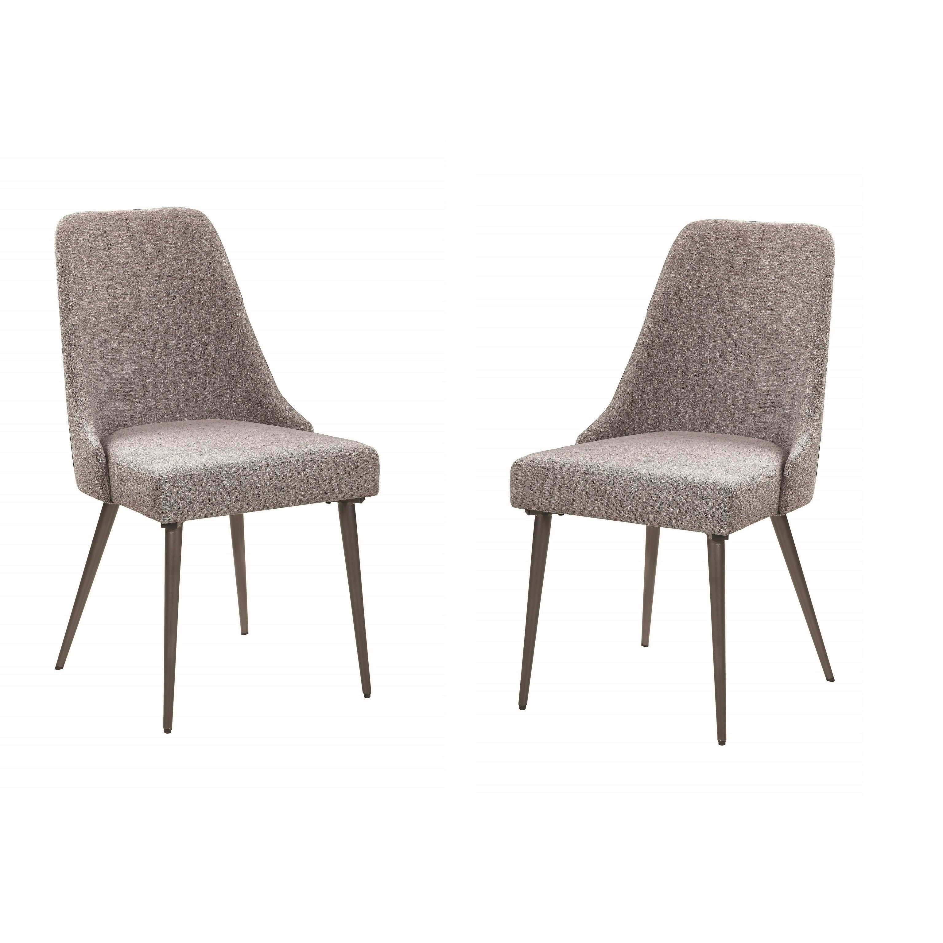 Coaster Furniture Alan Grey Upholstered Dining Chairs (Set of 2