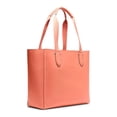 thumbnail image 2 of Coach Women's Derby Pebbled Leather Shoulder Tote Handbag Purse (Light Coral), 2 of 3